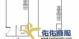 出售江桥万达广场精装修42平120万 户型图