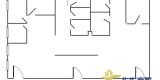 近虹桥机场 甲级写字楼出租480平 精装拎包办公 平面图